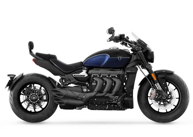 Triumph Rocket 3 GT Storm 2025 MATT SAPPHIRE BLACK / SATIN PACIFIC BLUE 