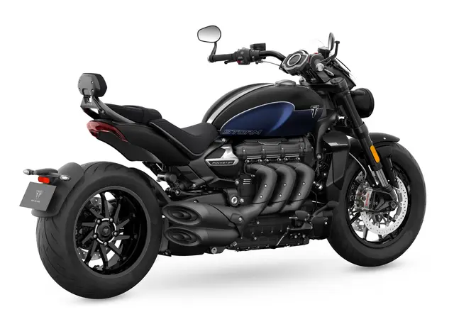 Triumph Rocket 3 GT Storm 2025 MATT SAPPHIRE BLACK / SATIN PACIFIC BLUE 