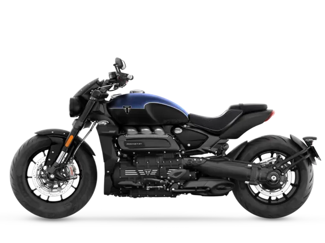 Triumph Rocket 3 R Storm 2026 SATIN PACIFIC BLUE / MATT SAPPHIRE BLACK 