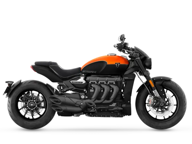 Triumph Rocket 3 R Storm 2026 SATIN BAJA ORANGE / MATT SAPPHIRE BLACK 