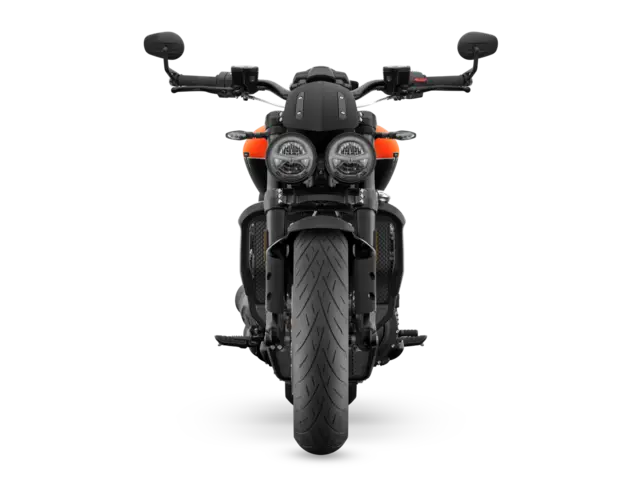 Triumph Rocket 3 R Storm 2026 SATIN BAJA ORANGE / MATT SAPPHIRE BLACK 
