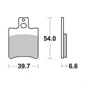 Sbs 114 Bremseklosser (667) F+B 