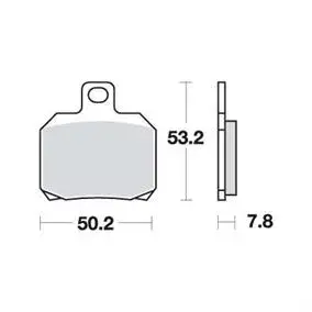 Sbs 157 Bremseklosser (730) Maxi Carbon 