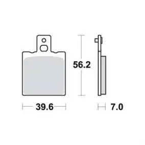 Sbs Bremseklosser 519HF