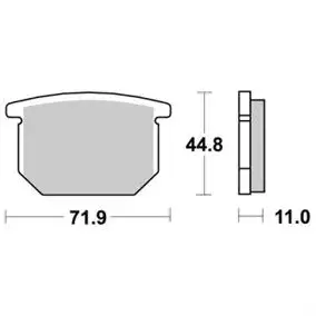 Sbs 534 Bremseklosser Front