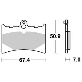Sbs 601 Bremseklosser Front