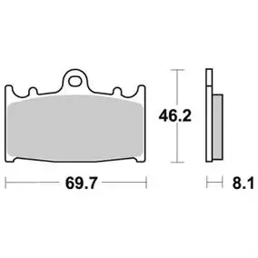 Sbs 631 Bremseklosser Sinter Front