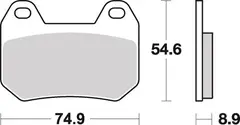 SBS746 Bremseklosser Bak