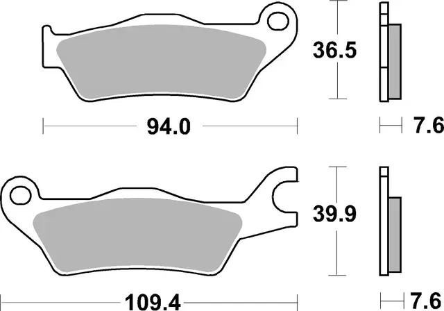 Bremseklosser Front SPS Suzuki Gsx-s/r 