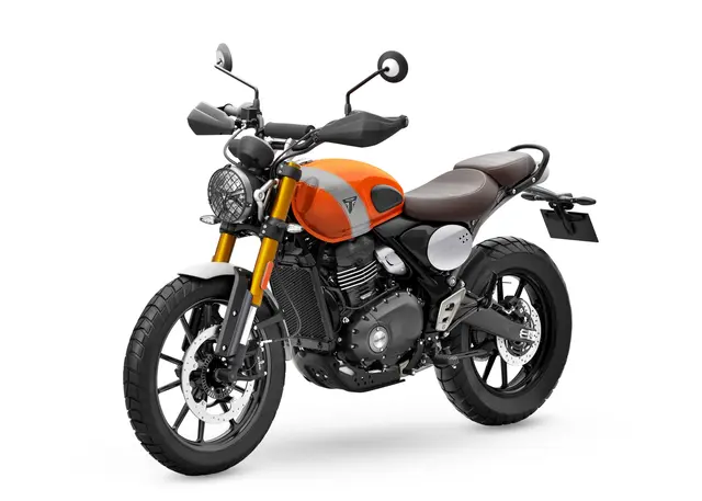 Triumph Scrambler 400 X 2026 BAJA ORANGE AND ALUMINIUM 