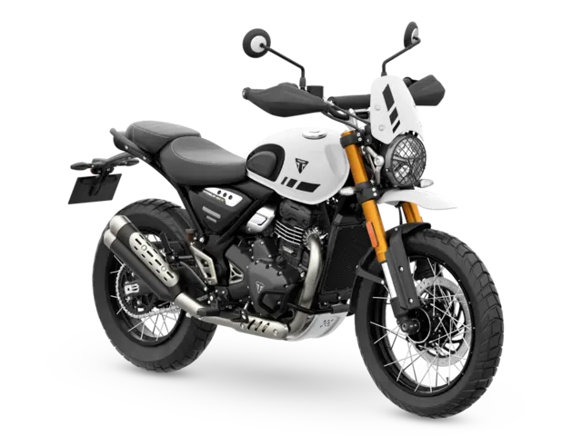 Triumph Scrambler 400 XC 2026 VANILLA WHITE 