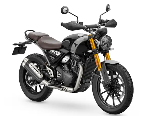 Triumph Scrambler 400 X 2025 PHANTOM BLACK/SILVER ICE 