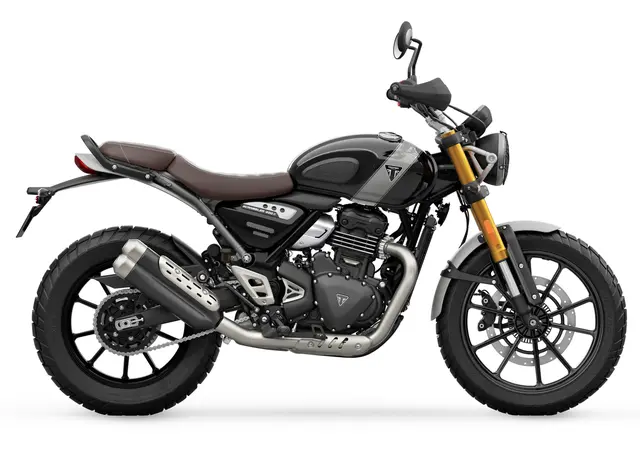 Triumph Scrambler 400 X 2025 PHANTOM BLACK/SILVER ICE 