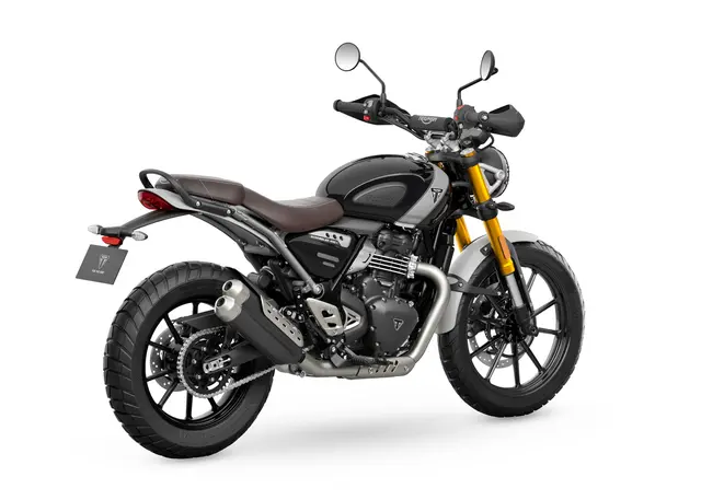 Triumph Scrambler 400 X 2025 PHANTOM BLACK/SILVER ICE 