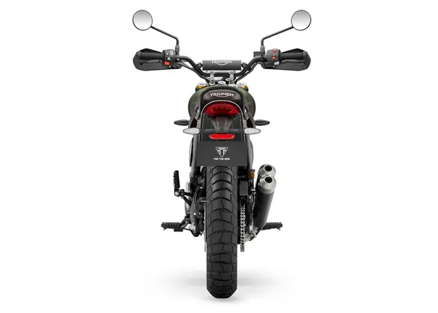 Triumph Scrambler 400 X 2025 MATT KHAKI GREEN/FUSION WHITE 