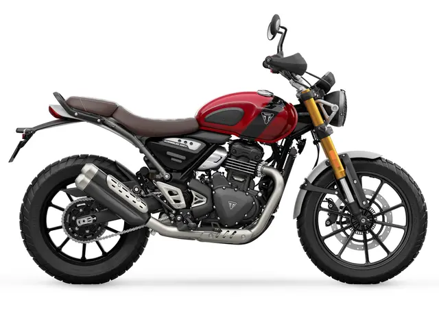 Triumph Scrambler 400 X 2025 CARNIVAL RED/PHANTOM BLACK 