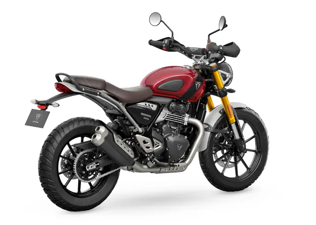 Triumph Scrambler 400 X 2025 CARNIVAL RED/PHANTOM BLACK 