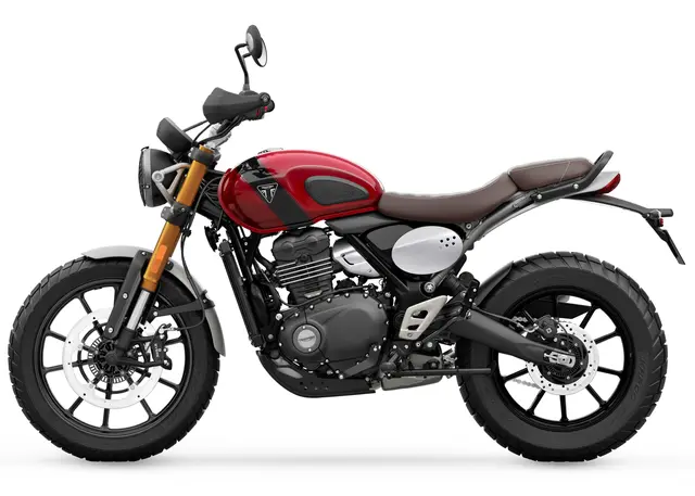 Triumph Scrambler 400 X 2025 CARNIVAL RED/PHANTOM BLACK 