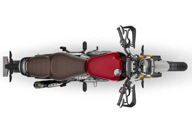 Triumph Scrambler 400 X 2025 CARNIVAL RED/PHANTOM BLACK 