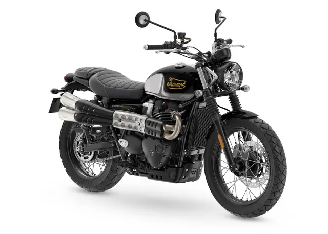 Triumph Scrambler 900 2025 SAPPHIRE BLACK / ALUMINIUM SILVER 