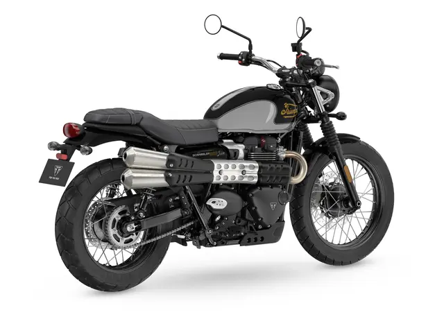 Triumph Scrambler 900 2025 SAPPHIRE BLACK / ALUMINIUM SILVER 