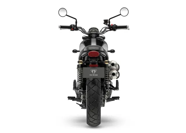 Triumph Scrambler 900 2025 SAPPHIRE BLACK / ALUMINIUM SILVER 