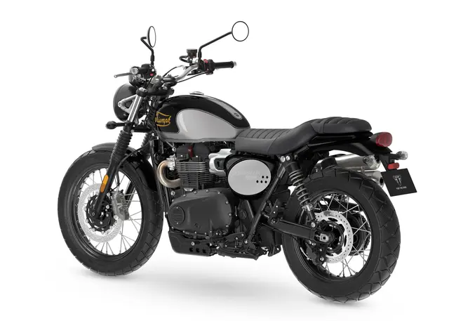 Triumph Scrambler 900 2025 SAPPHIRE BLACK / ALUMINIUM SILVER 