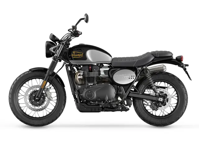 Triumph Scrambler 900 2025 SAPPHIRE BLACK / ALUMINIUM SILVER 