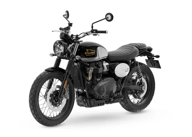 Triumph Scrambler 900 2025 SAPPHIRE BLACK / ALUMINIUM SILVER 