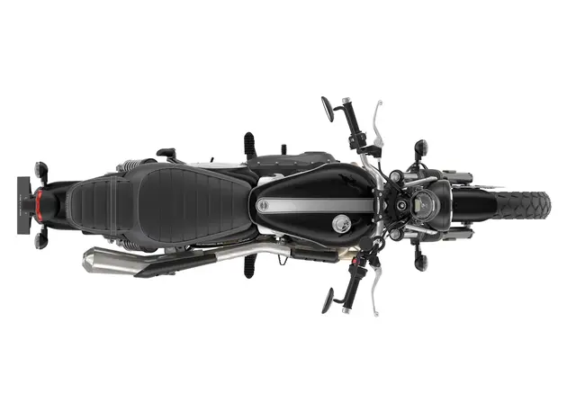 Triumph Scrambler 900 2025 SAPPHIRE BLACK / ALUMINIUM SILVER 