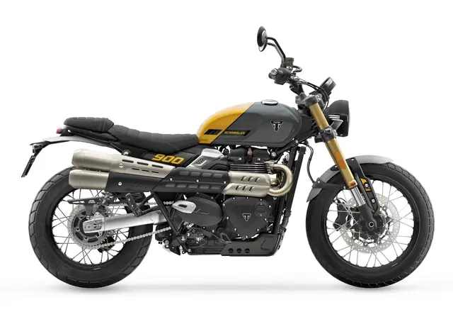 Triumph Scrambler 900 2026 MINERAL GREY / COSMIC YELLOW 