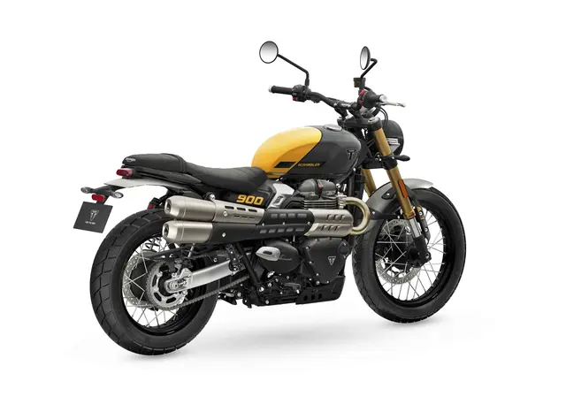 Triumph Scrambler 900 2026 MINERAL GREY / COSMIC YELLOW 