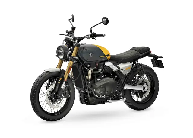 Triumph Scrambler 900 2026 MINERAL GREY / COSMIC YELLOW 