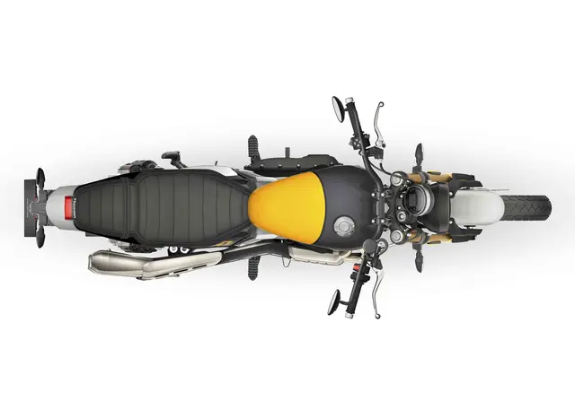 Triumph Scrambler 900 2026 MINERAL GREY / COSMIC YELLOW 