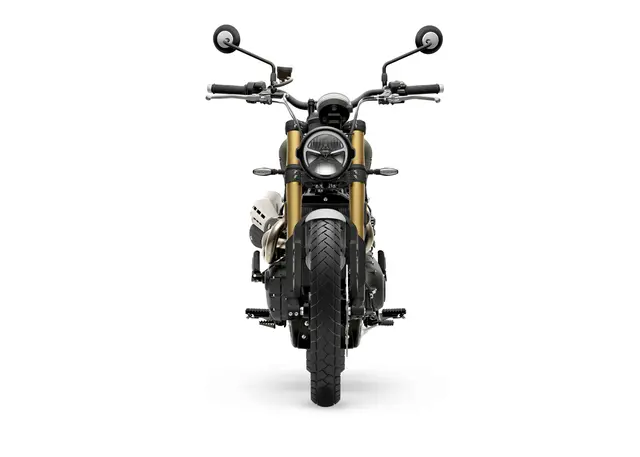 Triumph Scrambler 900 2026 MATT KHAKI GREEN / MATT PHANTOM BLACK 
