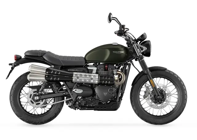 Triumph Scrambler 900 2025 MATT KHAKI 