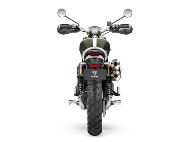 Triumph Scrambler 1200 XE 2026 MATT KHAKI GREEN / MATT CRYSTAL WHITE 