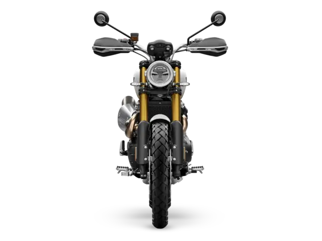 Triumph Scrambler 1200 XE 2026 MATT KHAKI GREEN / MATT CRYSTAL WHITE 