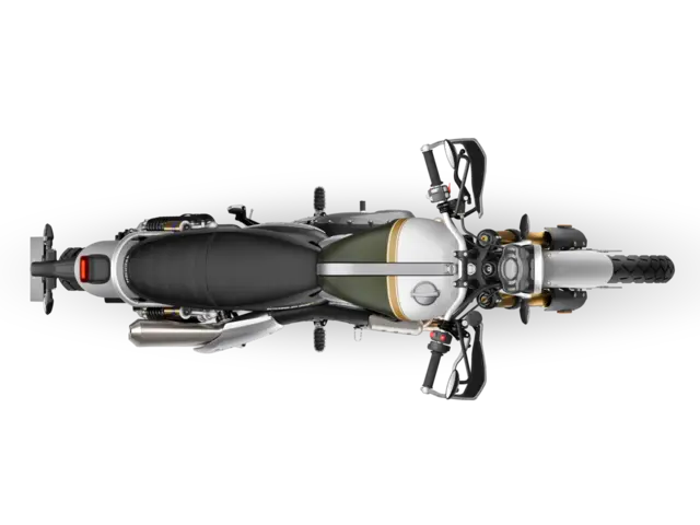 Triumph Scrambler 1200 XE 2026 MATT KHAKI GREEN / MATT CRYSTAL WHITE 