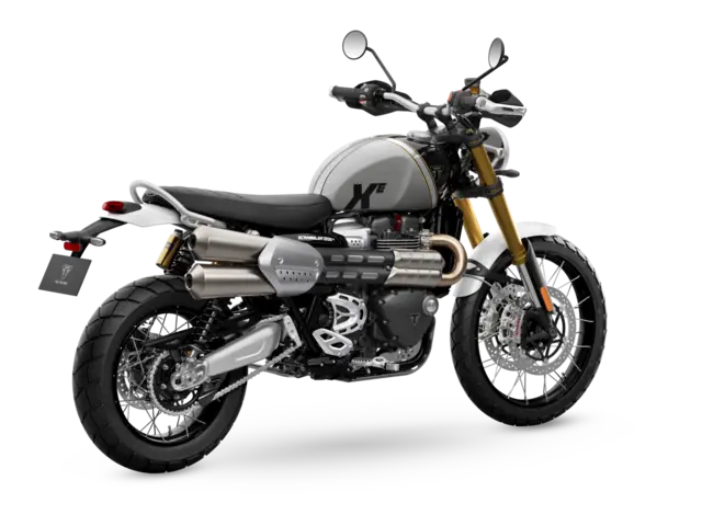 Triumph Scrambler 1200 XE 2026 SILVER ICE / PHANTOM BLACK 