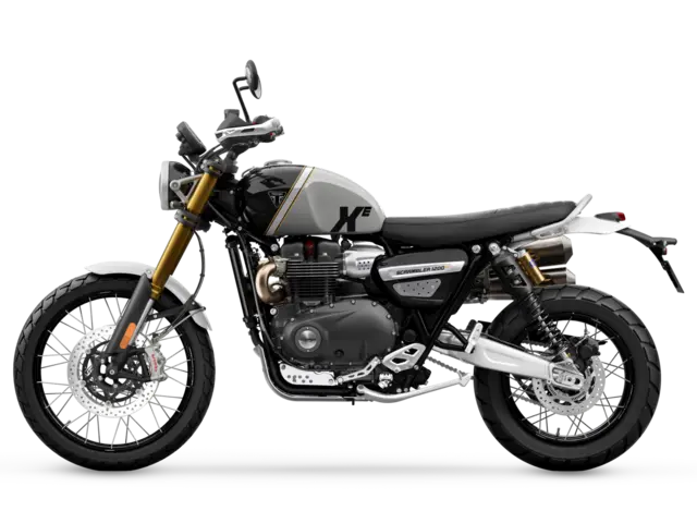 Triumph Scrambler 1200 XE 2026 SILVER ICE / PHANTOM BLACK 