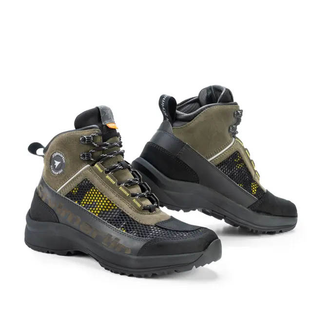 Stylmartin Vertigo Air MC Sko 44 Luftig - Hiking/Adventure - Grønn 
