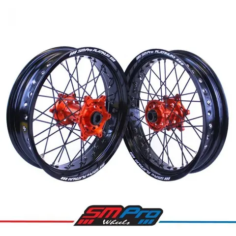 SM-Pro Supermoto Felgsett KTM - 17x3.50 Foran og 17x5.00 Bak