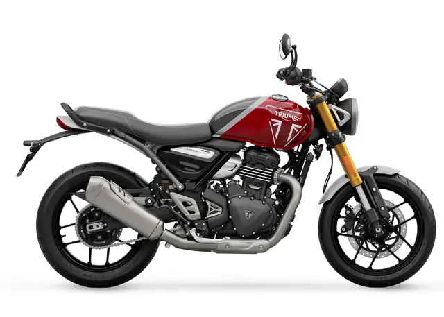 Triumph SPEED 400 2025 CARNIVAL RED/STORM GREY 