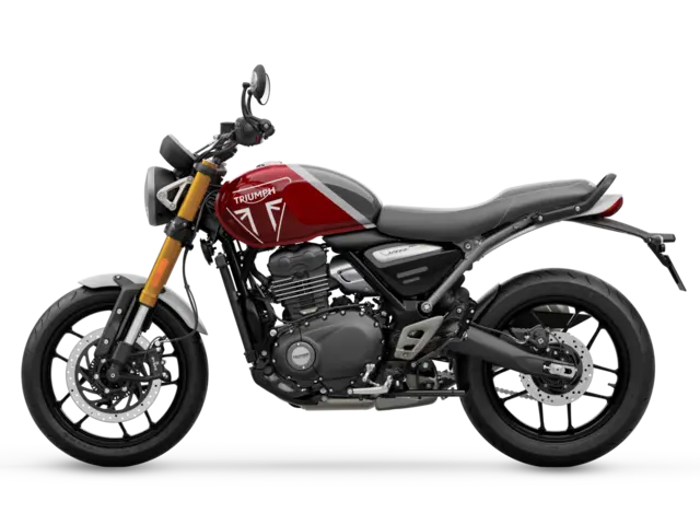 Triumph SPEED 400 2026 Lava red gloss/Storm grey 