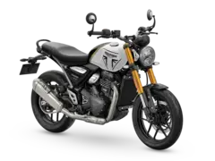 Triumph SPEED 400 2026 Pearl metallic white/Phantom black