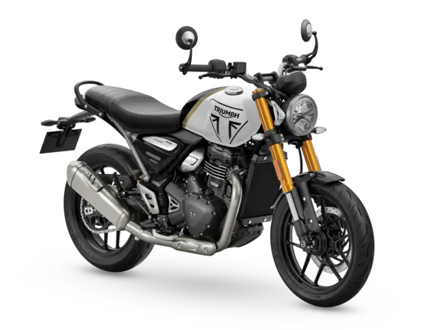 Triumph SPEED 400 2026 Pearl metallic white/Phantom black 