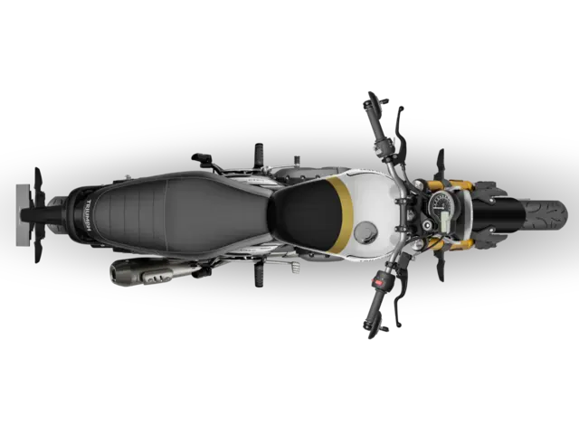 Triumph SPEED 400 2026 Pearl metallic white/Phantom black 