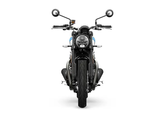 Triumph Speed Twin 900 2025 PURE WHITE / MAUI BLUE / TANGERINE ORANG 