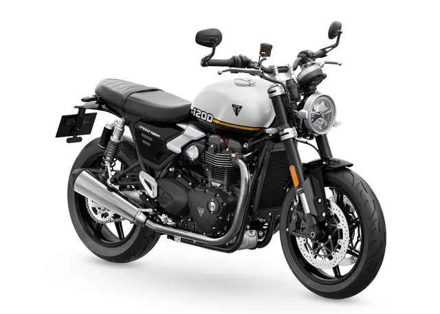 Triumph Speed Twin 1200 2025 CRYSTAL WHITE / SAPPHIRE BLACK 
